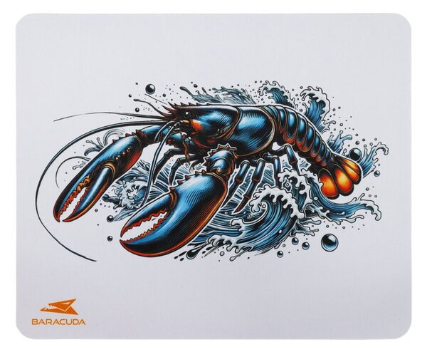Подложка за мишка Baracuda PAD-LOBSTER, гейминг, многоцветна, 300 x 250 x 2 мм