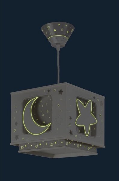 Dalber 63232E - Детски полилей MOON LIGHT 1xE27/60W/230V