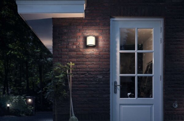 Philips 17391/93/P0 - LED Екстериорен аплик SAMONDRA LED/12W IP44