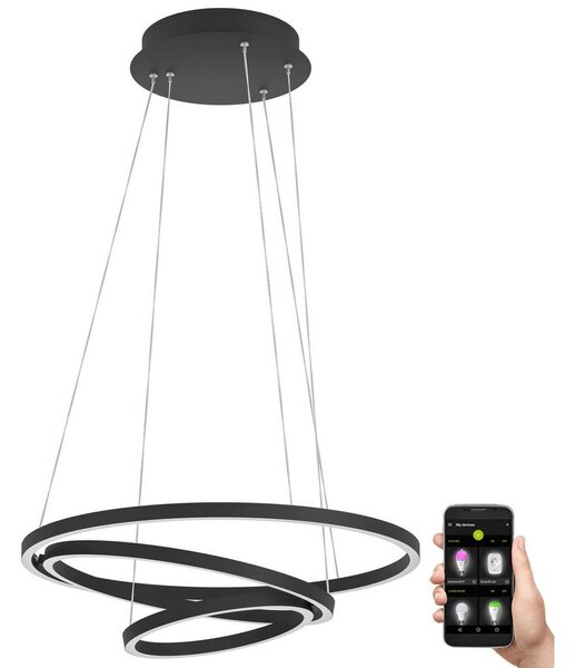 Eglo 900479 - LED Димируем пендел LOBINERO-Z LED/43,2W/230V черен