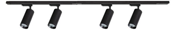 Спот в релсова система MICA 4xGU10/10W/230V черен