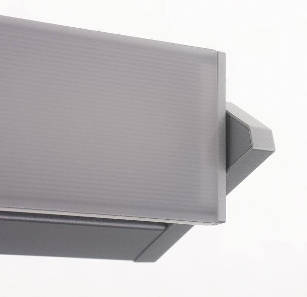 LED Лампа за под кухненски шкаф LED/10W/230V сребриста