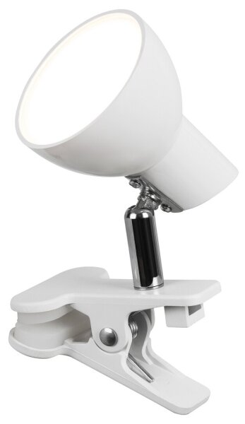 Rabalux 1477 - LED Лампа с щипка NOAH LED/5W/230V бяла