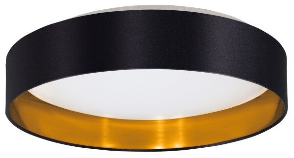 Eglo 55267 - LED таванно осветително тяло MASERLO LED/16W/230V Ø 40,5 см черно/медно