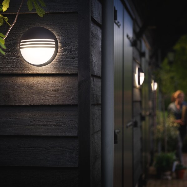 Philips 17296/30/16 - LED външна стенна лампа YARROW LED/6W/230V IP44