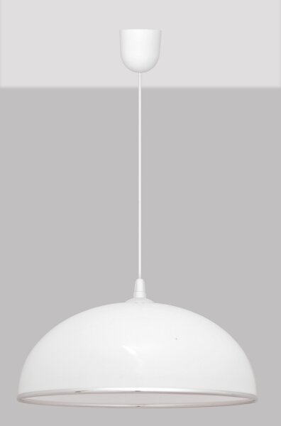 Висящ полилей CIRCLE 1xE27/15W/230V бял