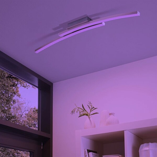 Eglo 97909 - LED RGB димируема плафонна люстра FRAIOLI-C LED/34W/230V