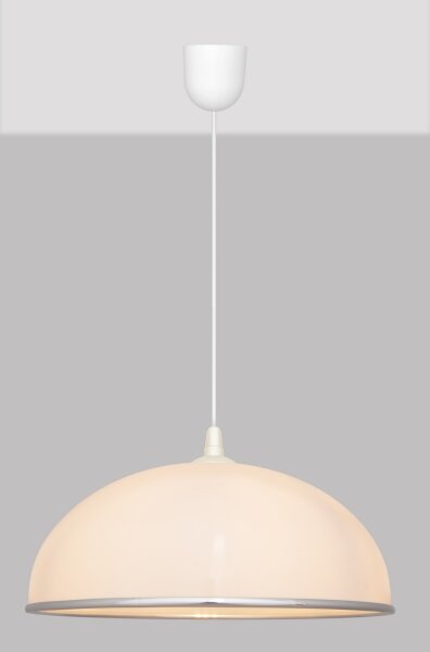 Висящ полилей CIRCLE 1xE27/15W/230V бял
