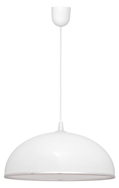 Висящ полилей CIRCLE 1xE27/15W/230V бял