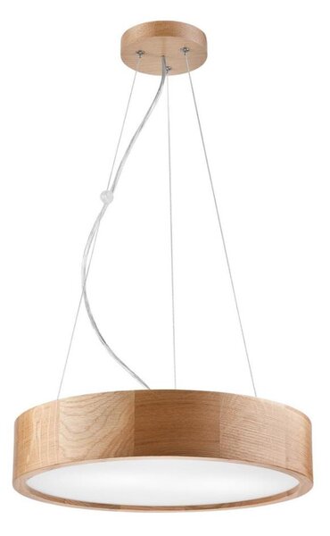 Висящ полилей OAK 2xE27/60W/230V дъб Ø 37 см