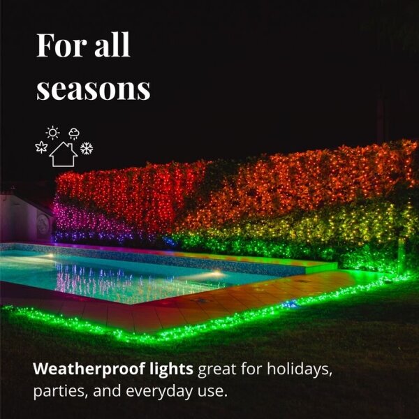 Twinkly TWS250STP-BEU - LED RGB външна гирлянда 250xLED 23,5m IP44 Wi-Fi