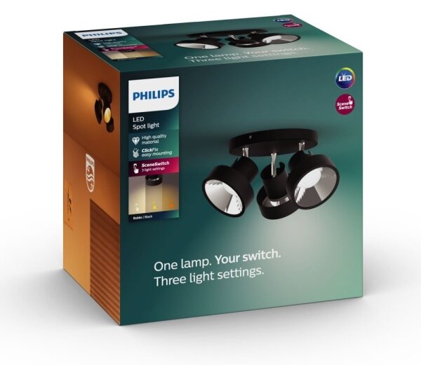 Philips 50603/30/P0 - LED Димируем спот BUKKO 3xLED/4,3W/230V