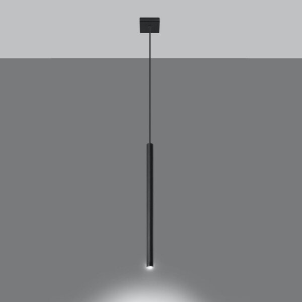 Sollux SL.0469 - Пендел PASTELO 1 1xG9/8W/230V черен