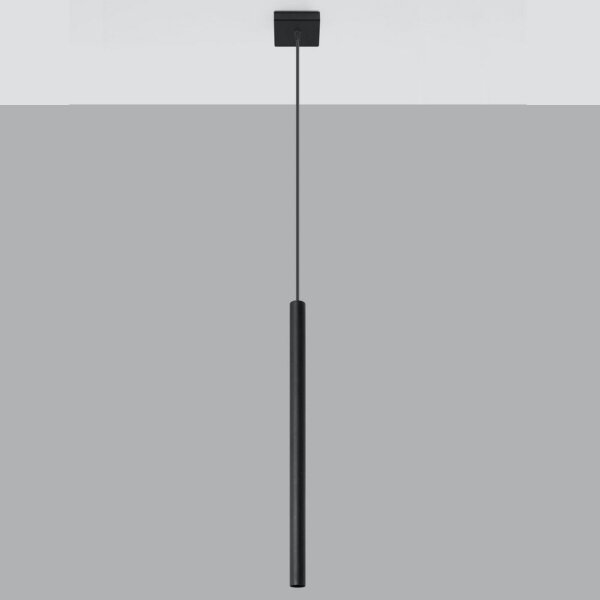 Sollux SL.0469 - Пендел PASTELO 1 1xG9/8W/230V черен