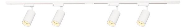 Спот в релсова система PIPE 4xGU10/10W/230V бял
