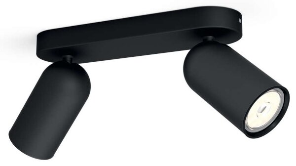 Philips 50582/30/PN - Спот MYLIVING PONGEE 2xGU10/5,5W/230V