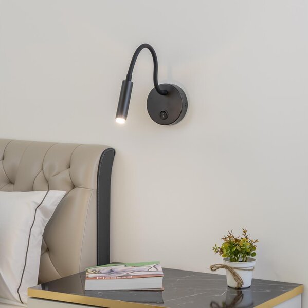 Brilagi - LED Димируем гъвкава стена лампа MAYA 1xG9/4W/230V черен