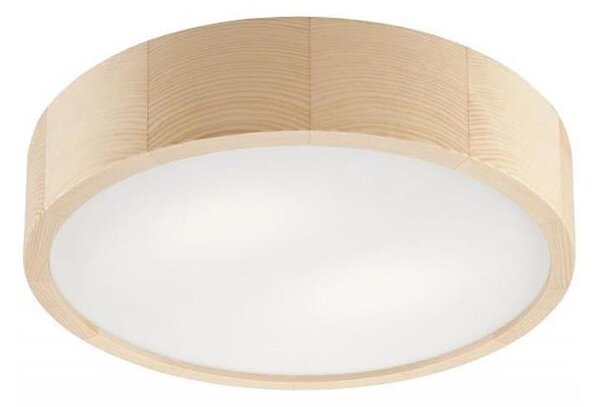Плафон NATURAL 2xE27/60W/230V, диаметър 37,5 см, от бор