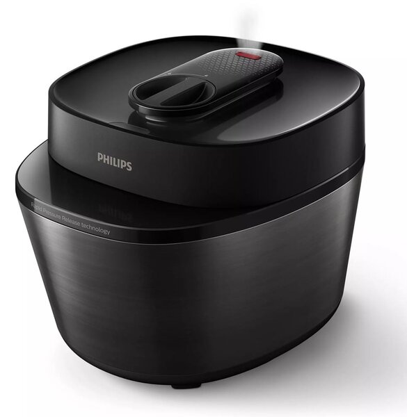 Многофункционален уред за готвене под налягане Philips HD2151/40, 5 л капацитет, 35 програми, функция за поддържане на топлината, 1000W, черен
