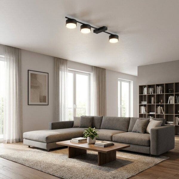 Brilagi - LED RGB димируемо точково осветително тяло MONO 3xGX53/14W/230V Wi-Fi Tuya черно