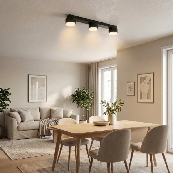 Brilagi - LED RGB димируемо точково осветително тяло MONO 3xGX53/14W/230V Wi-Fi Tuya черно