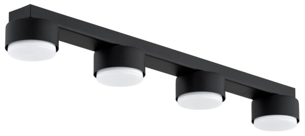 Brilagi - LED RGB димируемо точково осветително тяло MONO 4xGX53/14W/230V Wi-Fi Tuya черно