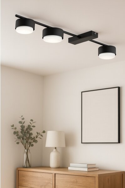 Brilagi - LED RGB димируемо точково осветително тяло MONO 3xGX53/14W/230V Wi-Fi Tuya черно