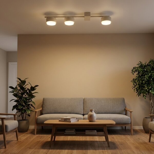 Brilagi - LED RGB димируемо точково осветително тяло MONO 3xGX53/14W/230V Wi-Fi Tuya бежово