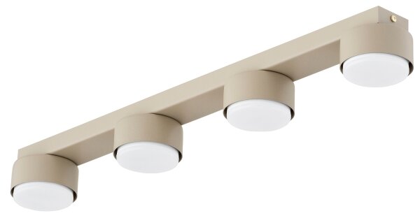 Brilagi - LED RGB димируемо точково осветително тяло MONO 4xGX53/14W/230V Wi-Fi Tuya бежово