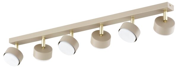 Brilagi - LED RGB димируемо точково осветление MONO 6xGX53/14W/230V Wi-Fi Tuya бежово/златно