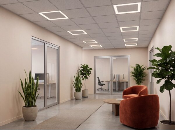 Kanlux 46070 - LED рамка за вграждане AVAR LED/32W/230V 3000/4000/6000K 60x60 cm UGR<19
