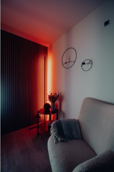 Osram - LED RGBW димируема подова лампа SMART+ CORNER LED/14W/230V Wi-Fi