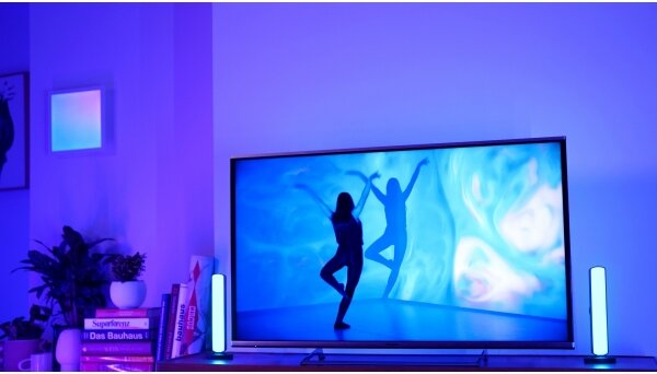 Osram - КОМЛЕКТ 2x LED RGBW димируема настолна лампа MOOD LIGHT LED/4W/230V Wi‑Fi + ДУ