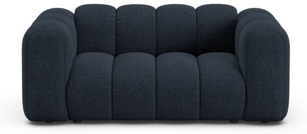Тъмносин шенилов диван 170 cm Lupine – Micadoni