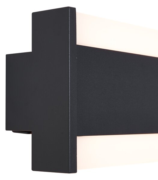 Модерна стенна лампа черна CCT 60cm вкл. LED IP54 - Vanya