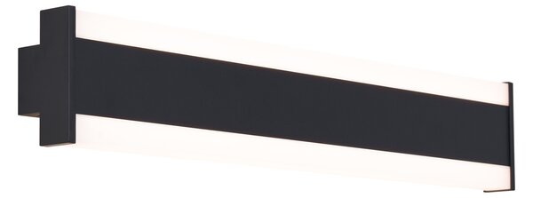 Модерна стенна лампа черна CCT 60cm вкл. LED IP54 - Vanya