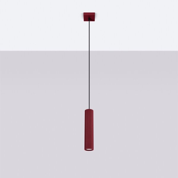 Brilagi - LED полилей на кабел CRESTO 1xGU10/10W/230V бордо