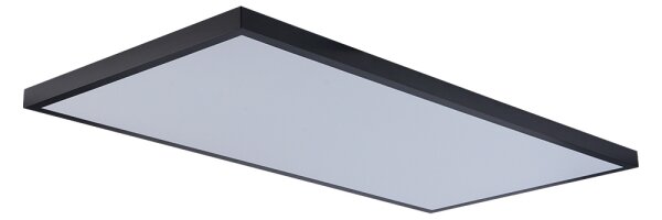 Brilagi -LED плафон за баня FRAME LED/96W/230V 120x60 cm IP44 черен