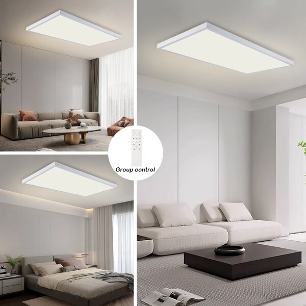 Brilagi-LED Димируемо осветително тяло за баня FRAME SMART LED/96W/230V IP44 бяло+дистанционно управление