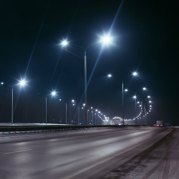 LED Димируема соларна улична лампа със сензор KERS LED/300W/3,2V 6500K IP65