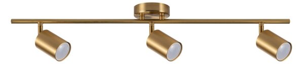 LED RGBW димируемо точково осветително тяло GOLDIE 3xGU10/4,8W/230V златно