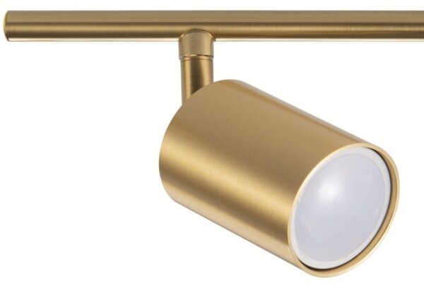 LED RGBW димируемо точково осветително тяло GOLDIE 3xGU10/4,8W/230V златно