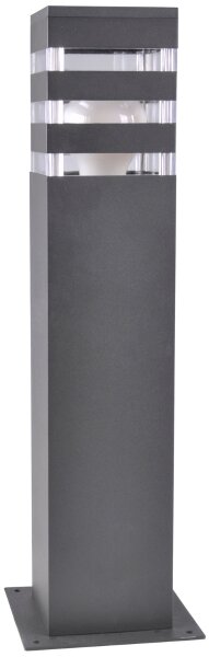 LED RGBW димируема външна лампа TEKSAS 1xE27/9W/230V 44 cm IP44 антрацит