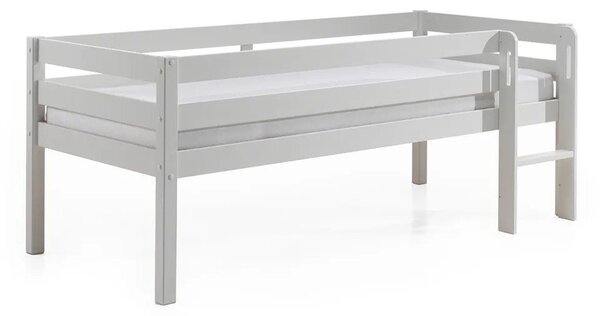 Бяло детско повдигнато легло , 90 x 200 cm Pino - Vipack