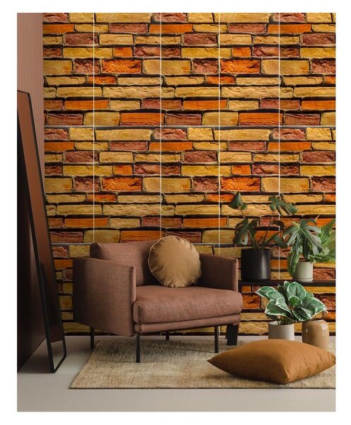 Самозалепващи се панели в комплект на стената 6 бр. 30x60 cm Brick Wall – SP TREND
