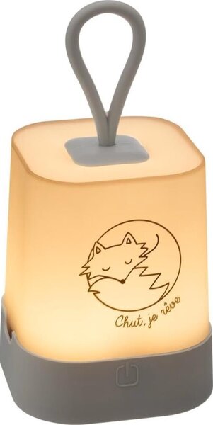Atmosphera - LED Doty. детска презареждаема нощна лампа RABBIT LED/3,7V 1200mAh сива