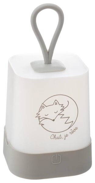 Atmosphera - LED Doty. детска презареждаема нощна лампа RABBIT LED/3,7V 1200mAh сива