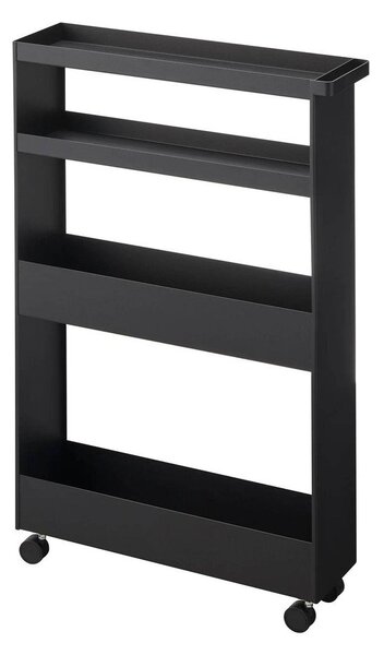 Матово черно стоманен рафт за баня 48x80,5 cm Tower – YAMAZAKI