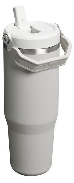 Сиво-бежов термос от неръждаема стомана 890 ml IceFlow™ Flip Straw 2.0 Tumbler Ash – Stanley