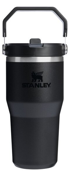 Черен термос от неръждаема стомана 600 ml IceFlow™ Flip Straw 2.0 Tumbler Black – Stanley